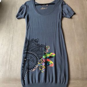 Knee length DeSigual sweater dress